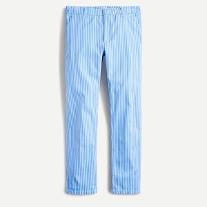 J. Crew Slim Boyfriend Chino Blue White Striped 28p